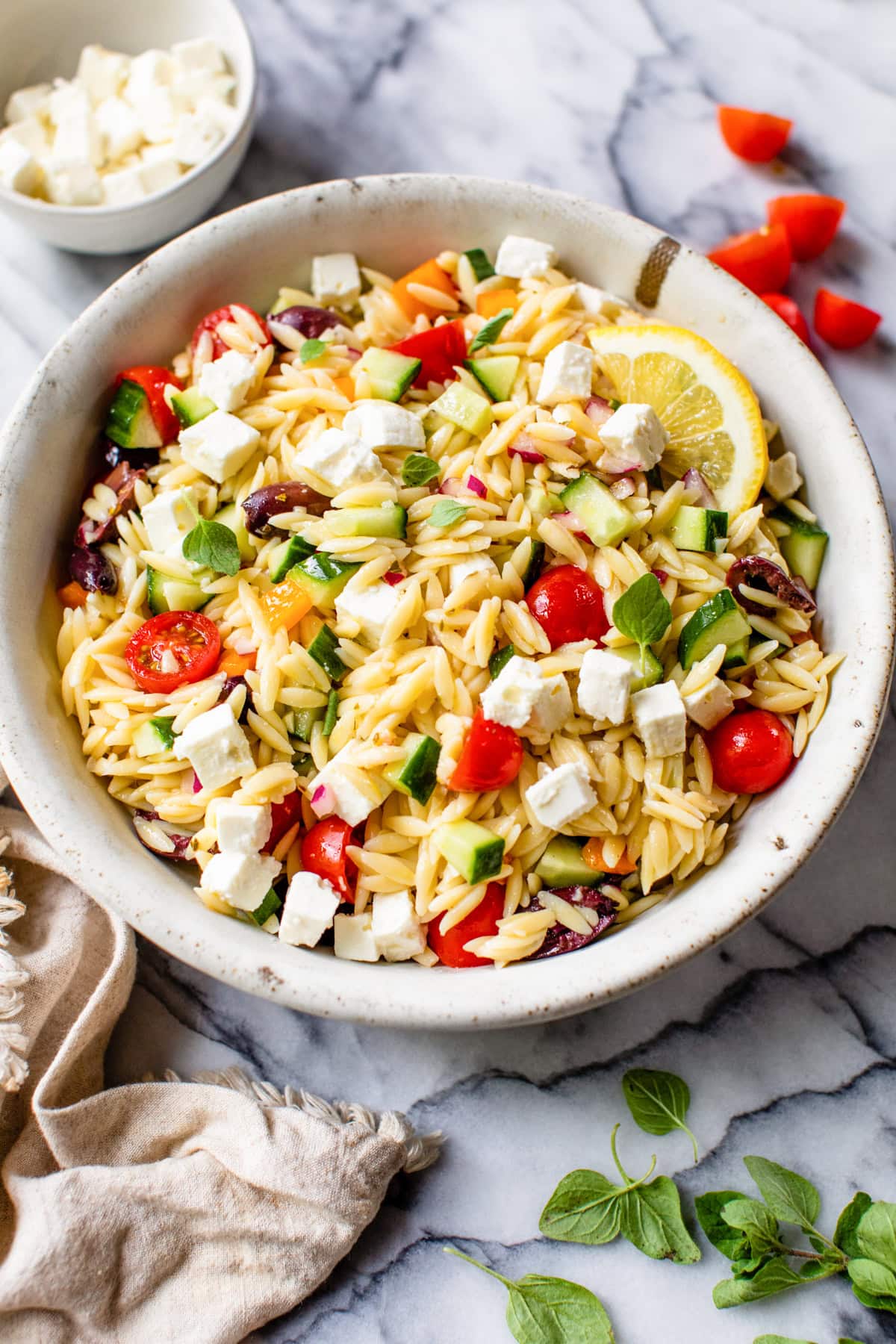 Greek Orzo Pasta Salad