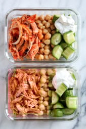 Easy Shredded Harrisa Chicken Meal Prep
